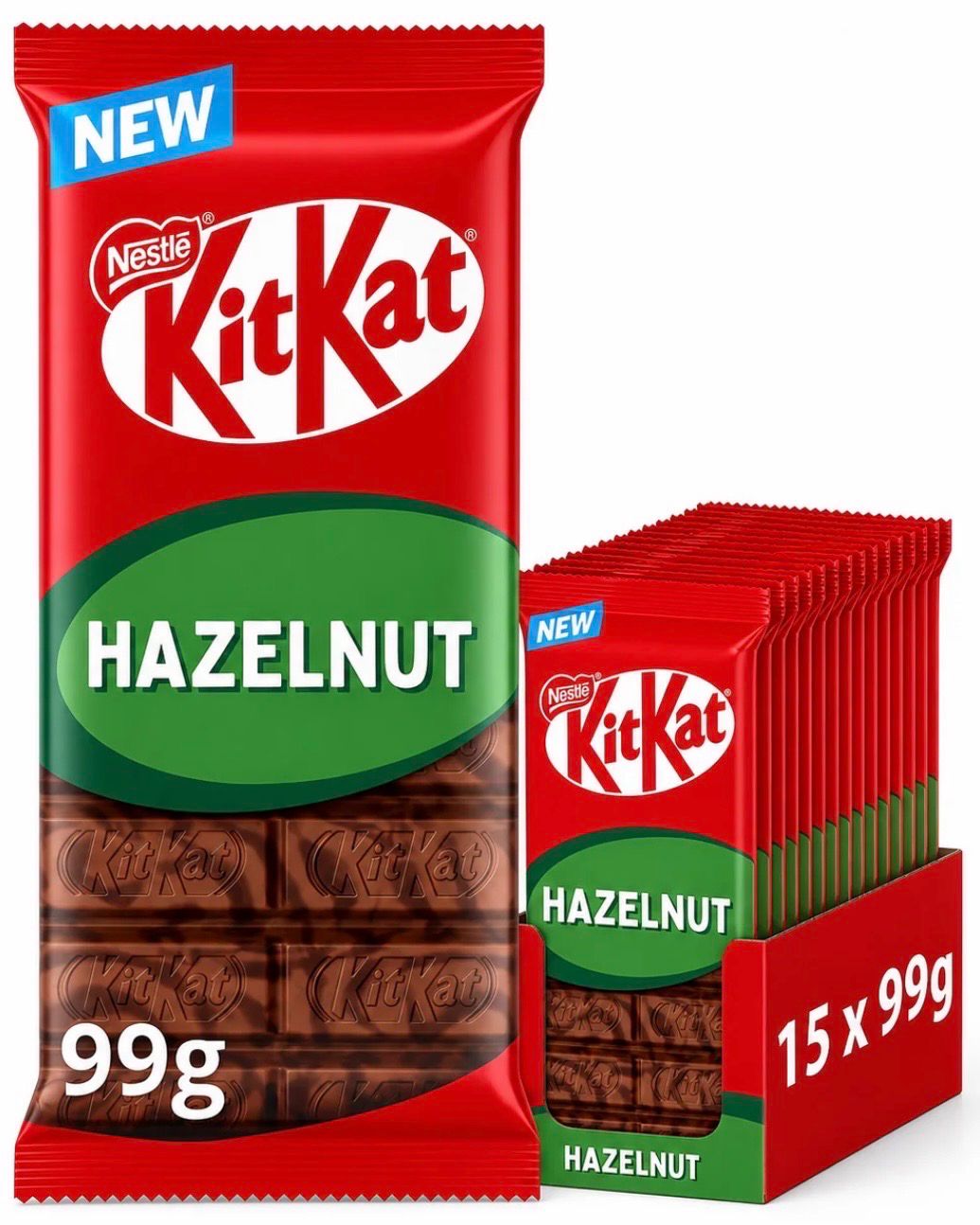 KIT KAT LARGE HAZELNUT BAR (15PACK)