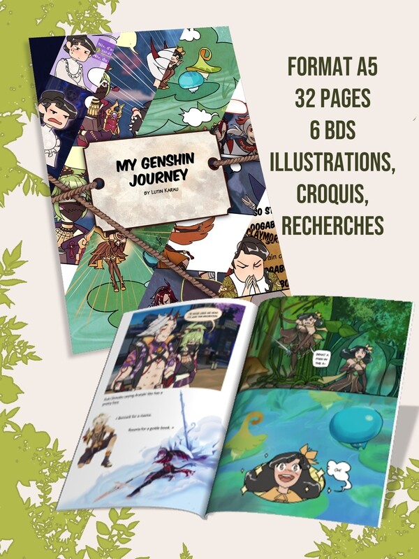 Artbook My Genshin Journey - Journal d'un voyageur