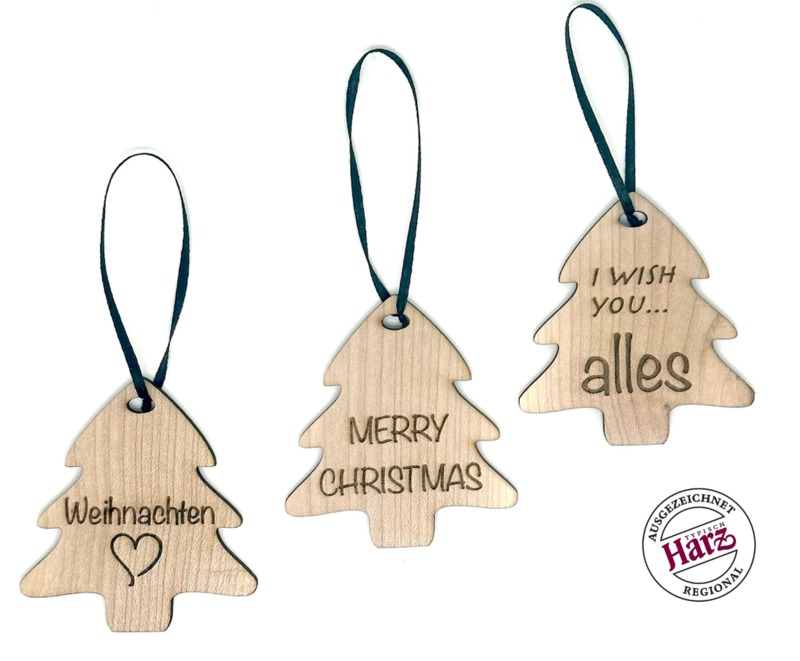 FreakyWood Weihnachtsanhänger