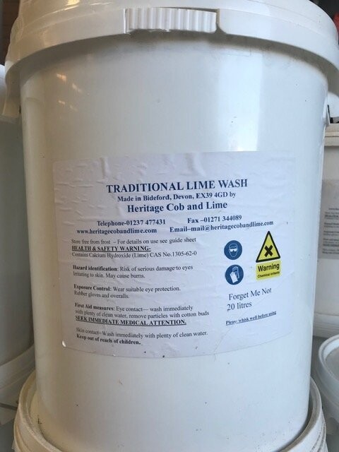 Lime Wash various colours 20 litres