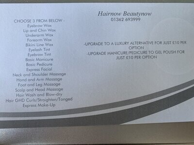 Mini Treatment Vouchers