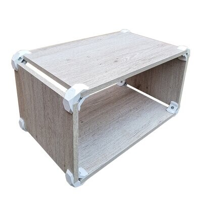 Free standing cube shelving, display cabinet, side table. Modern cube storage for any room.