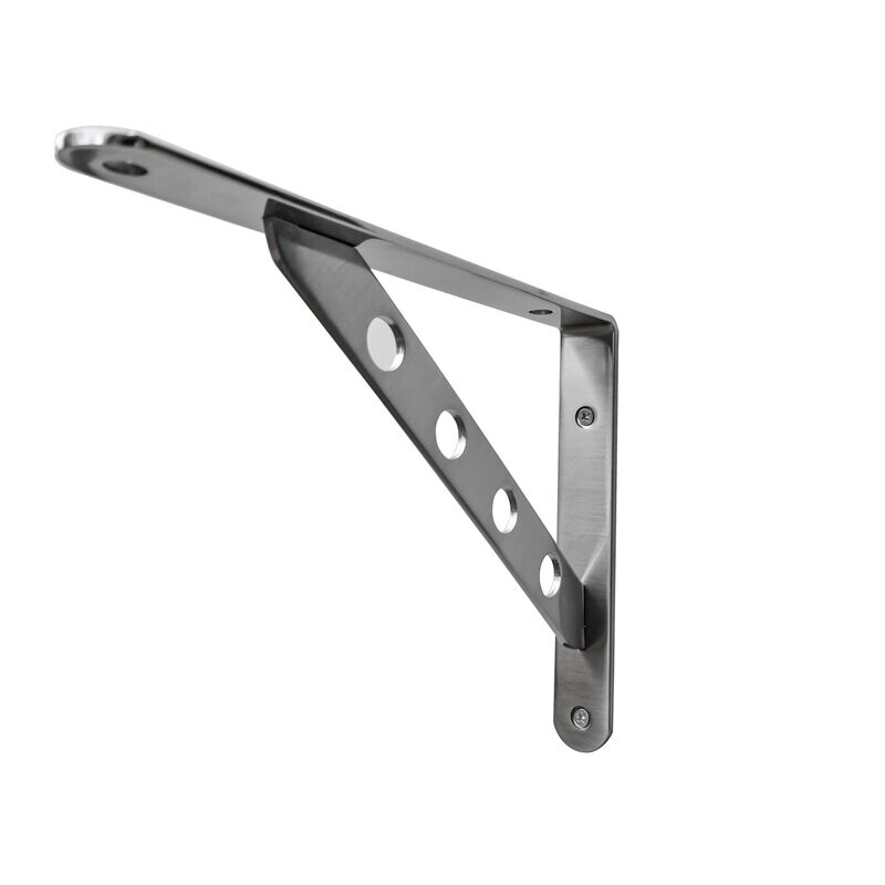 Heavy duty brackets.