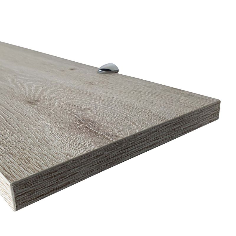10cm, 12cm ,13cm,14.2cm Deep Wall Shelves With Minimal Brackets. White , sandy grey, Oak, Smoked oak, black all with wood grain. Various Lengths and de Various Lengths from 150-240cm or any size. 10cm, 12cm ,13cm,14.2cm Deep Wall Shelves With Minimal Brackets. White , sandy grey, Oak, Smoked oak, black all with wood grain. Various Lengths and de Various Lengths from 150-240cm or any size.