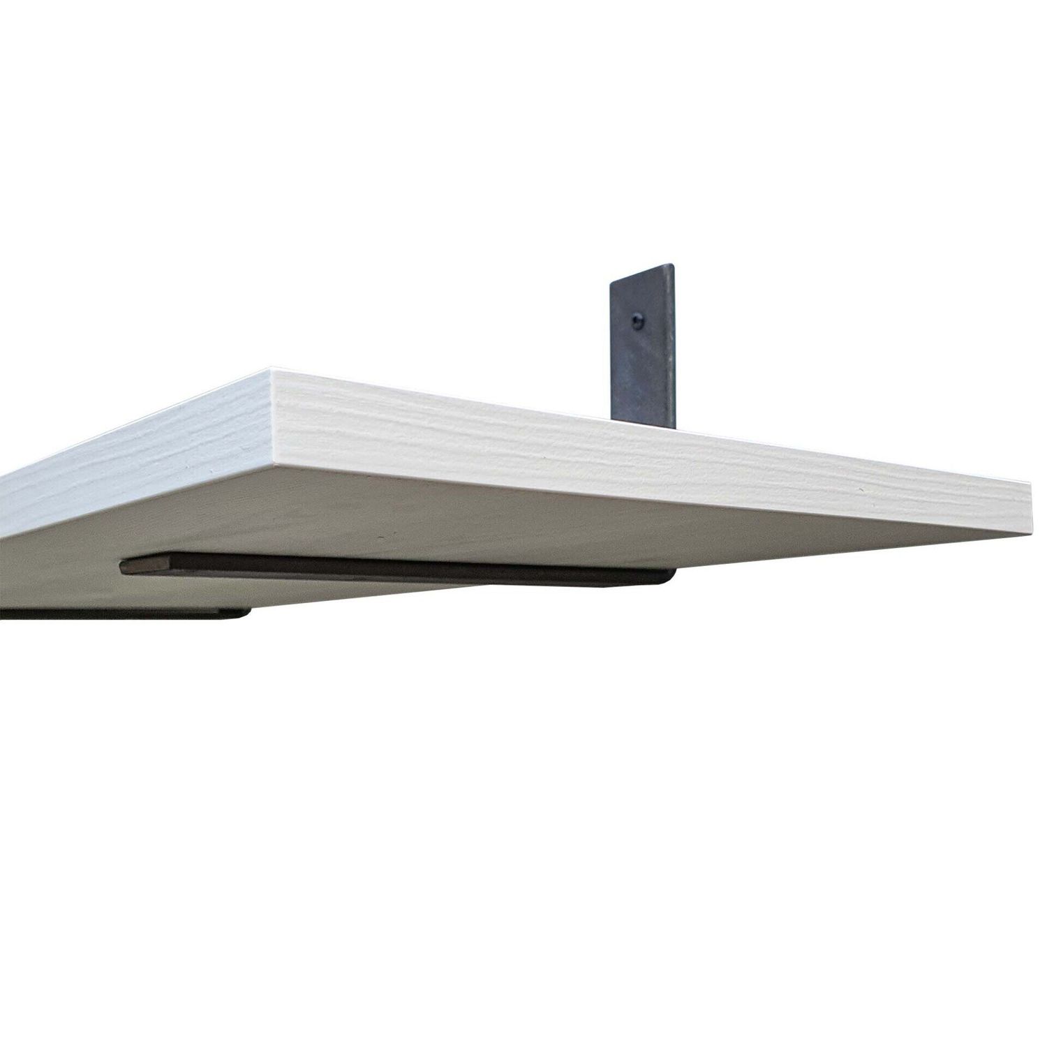 25cm, 27cm, 30cm, 33cm, 35cm, 37cm deep wall shelves with industrial style black brackets. Old oak, white, sandy grey ,smoked oak or black colours. Various lengths or customer size.