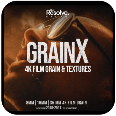 GrainX Film Grain, ResolveX Transitions & CinematicX LUTs