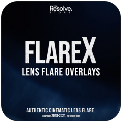 FlareX Lens Flare, CinematicX LUTs & ResolveX Transitions