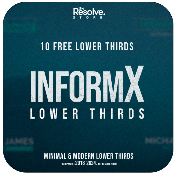 InformX 10 Free Lower Thirds
