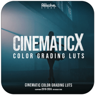 CinematicX LUTs, CineGradeX PowerGrade, & GrainX Film Grain