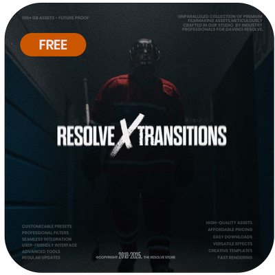 10 Free Transitions for DaVinci Resolve