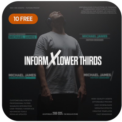 InformX 10 Free Lower Thirds