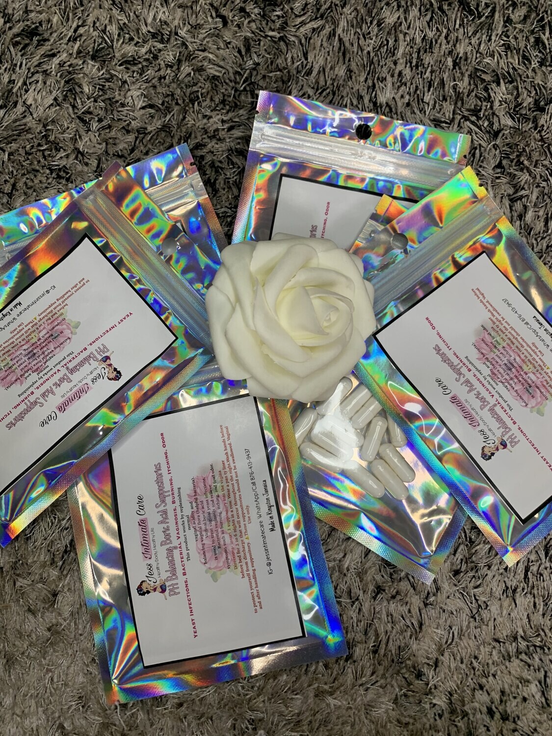 PH Balancing Boric Acid Suppositories (2 weeks supply)