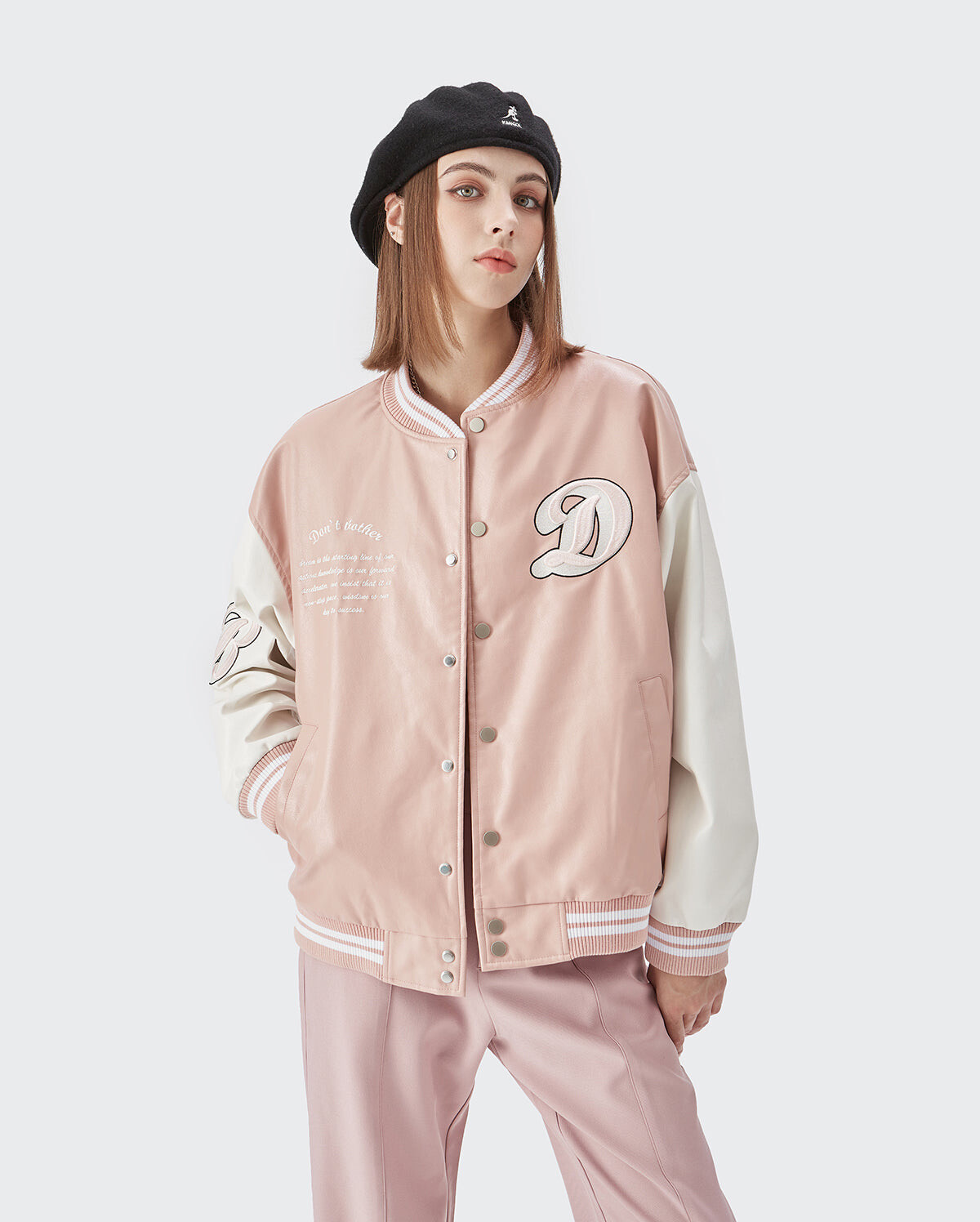 INF "DON’T BOTHER" JACKET PINK