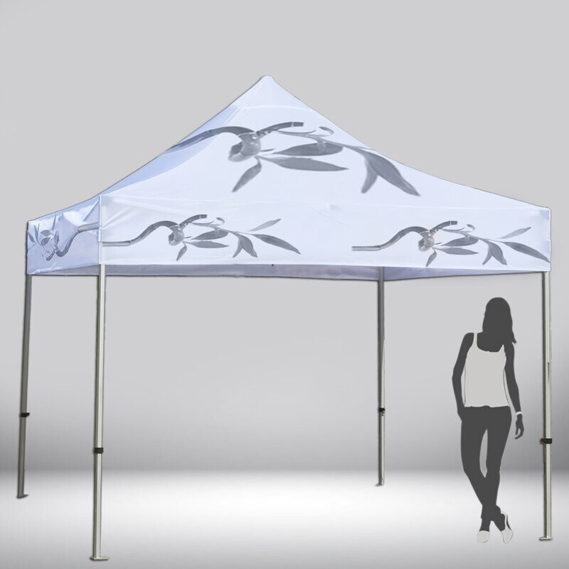 Carpa 3x3 m personalizada. Tela bandera