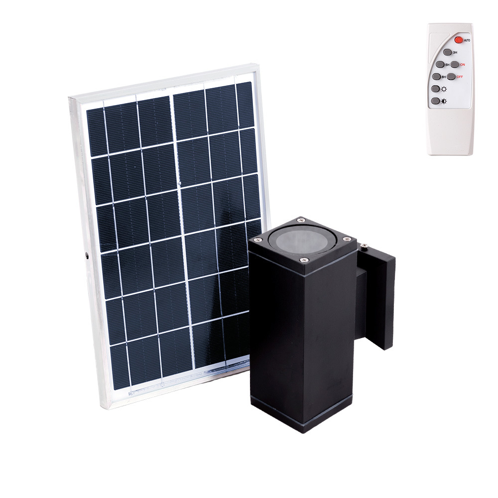 Aplique LED Solar-Control Remoto- Dimable- Panel: 6V 15W
