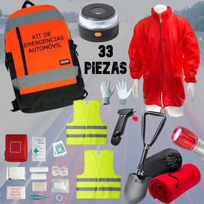 Kit de suministros de emergencia para automóvil
