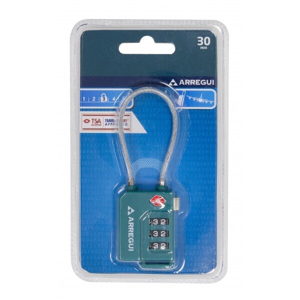 Candado combinación TSA arco flexible