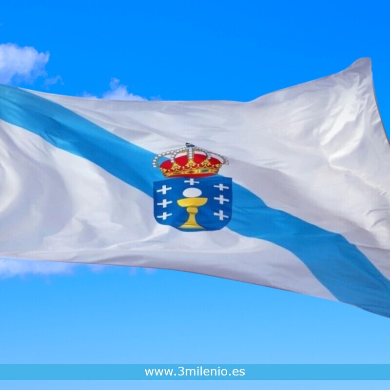 Bandera Galicia 100 x 150 cm  para exterior