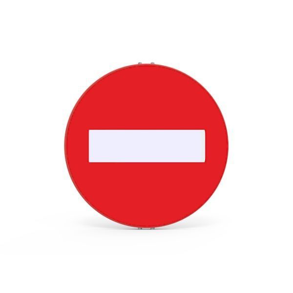 Señal Prohibido el Paso (R-101)