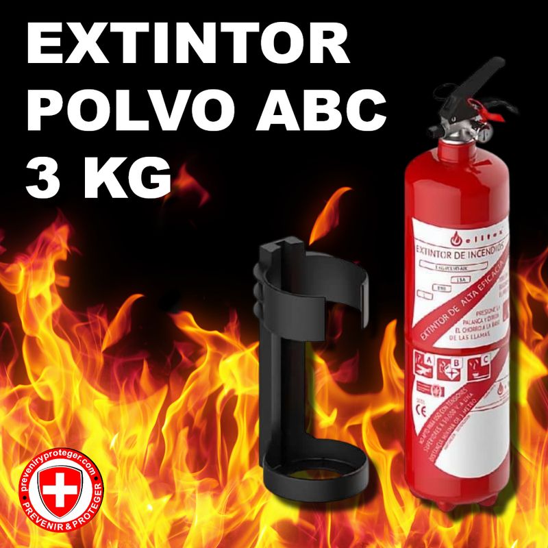 Extintor de Polvo abc 3kg