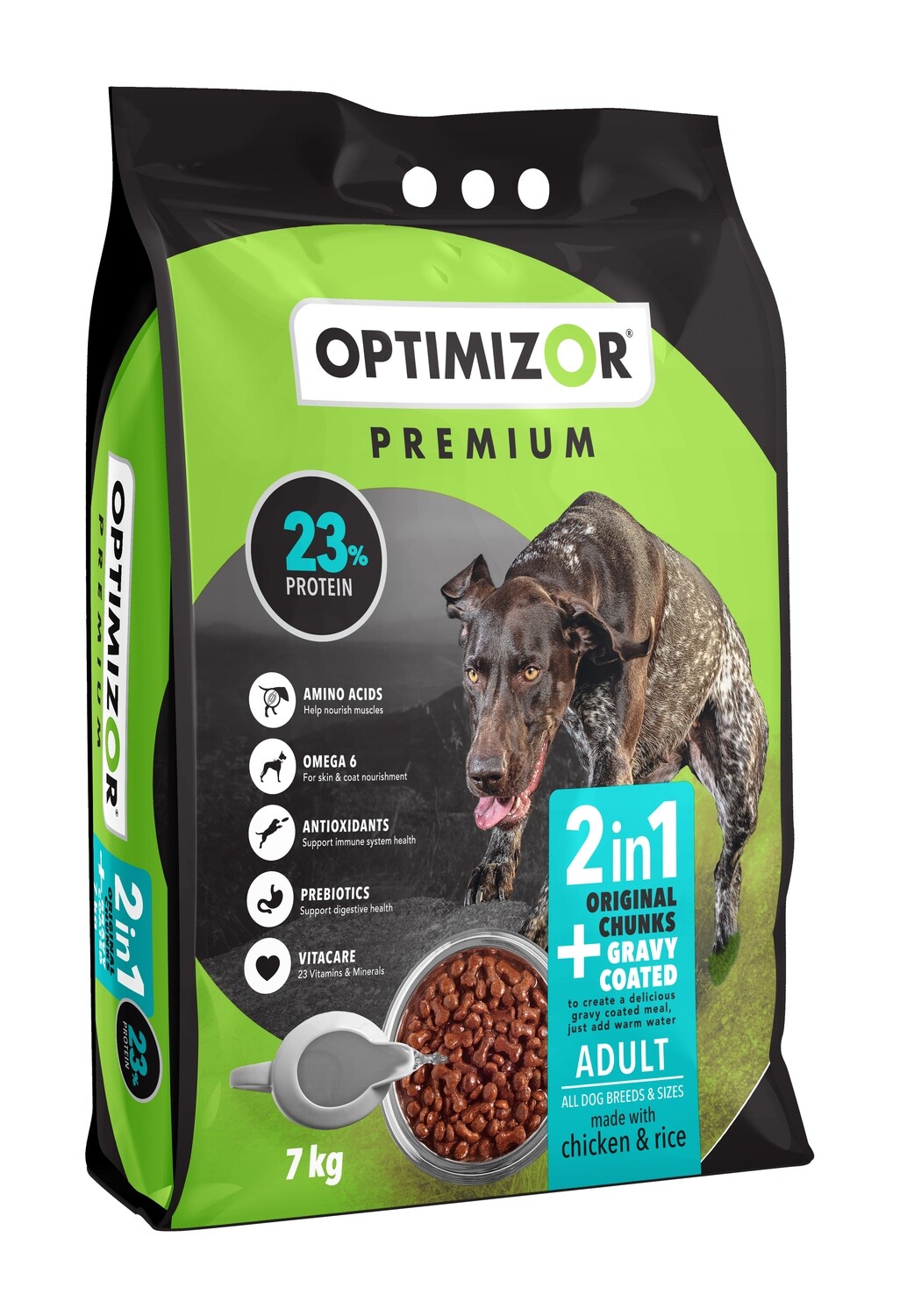 Optimizor Premium Gravy Coated Adult Dog Food