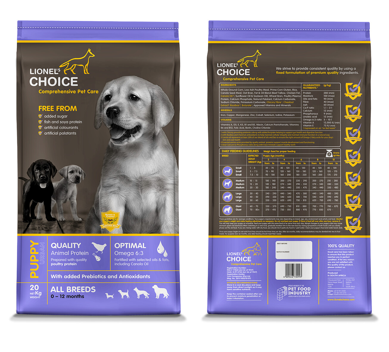 Lionel&#39;s Choice Puppy Food