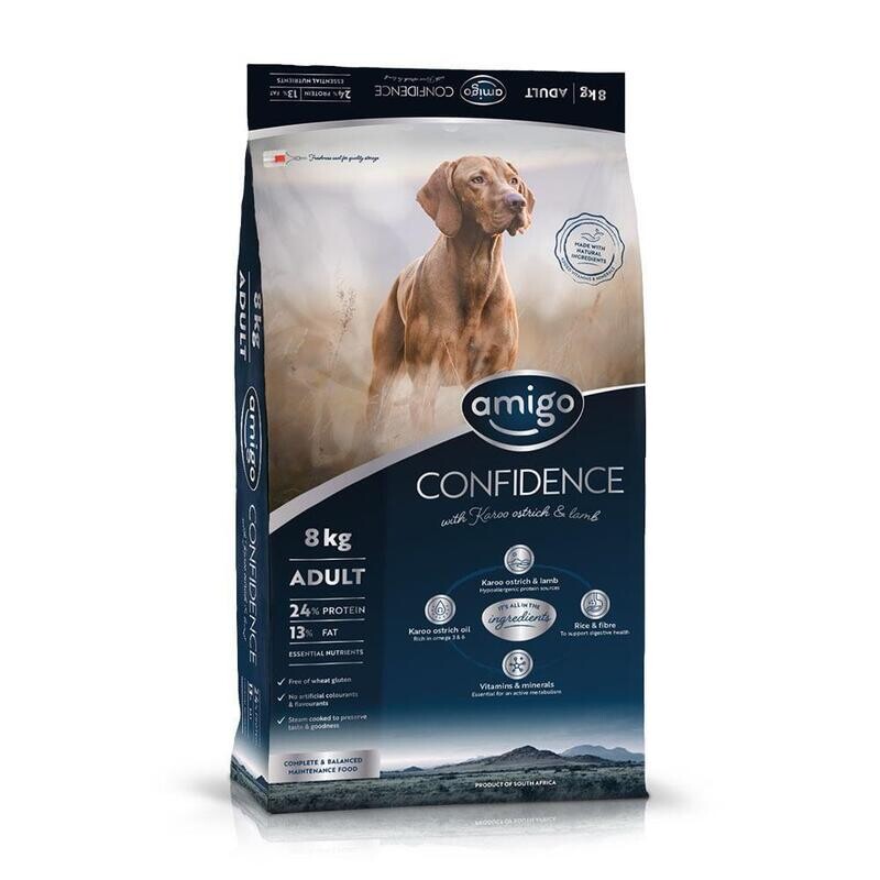 Amigo Confidence Adult Large Breed Dog Food (Hypo-Allergenic)