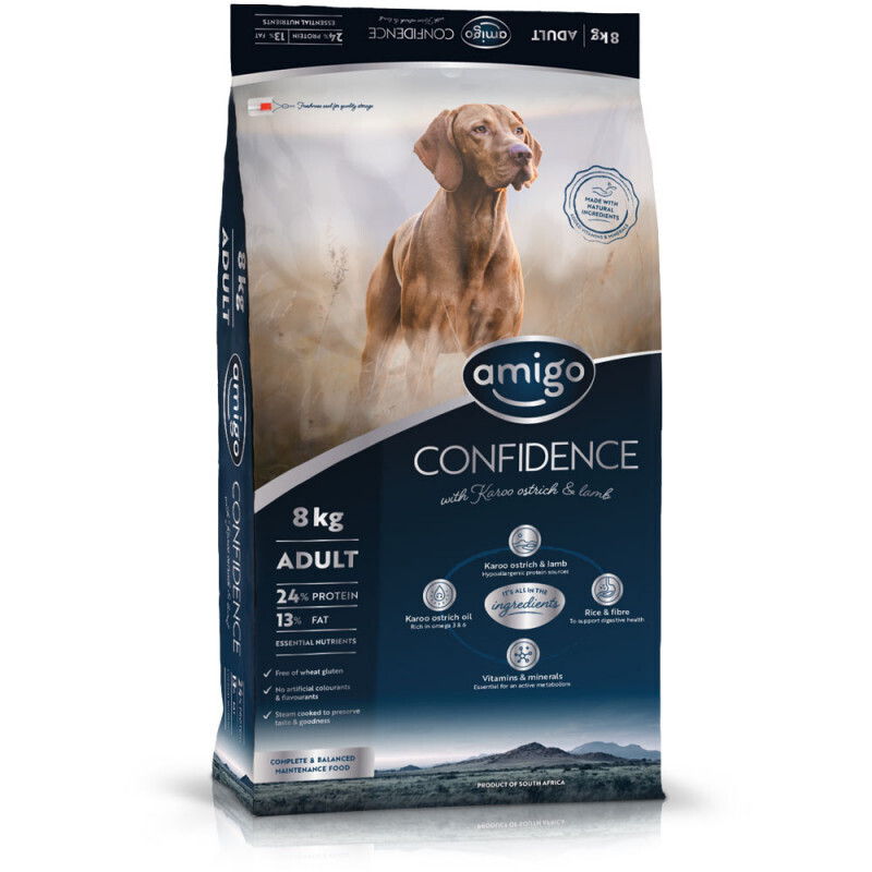 Amigo Confidence Adult Small Breed Dog Food (Hypo-Allergenic)