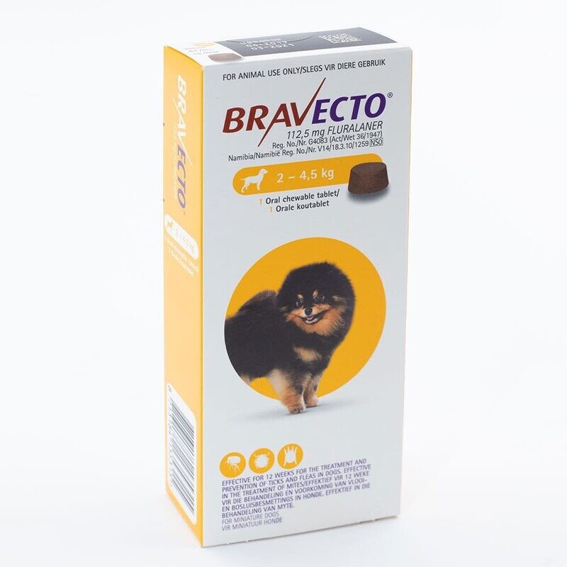 Bravecto Chew for Dog Toy Small (2-4.5kg)