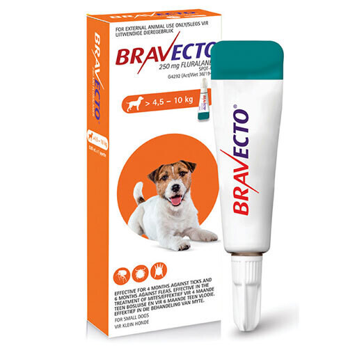 Bravecto Spot-On for Dogs Small (4.5-10kg)
