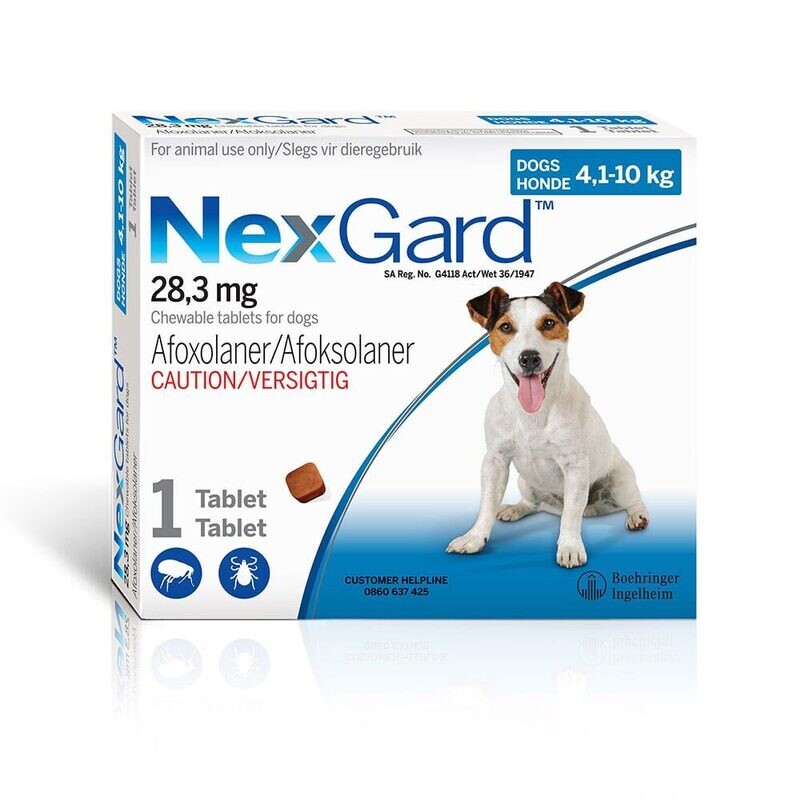Nexgard Medium (4.1-10kg) 1s