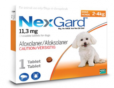 Nexgard Small (2-4kg) 1s