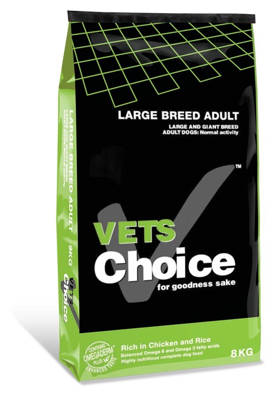 VETS CHOICE Large Breed Adult Dog Food (from 18 months)