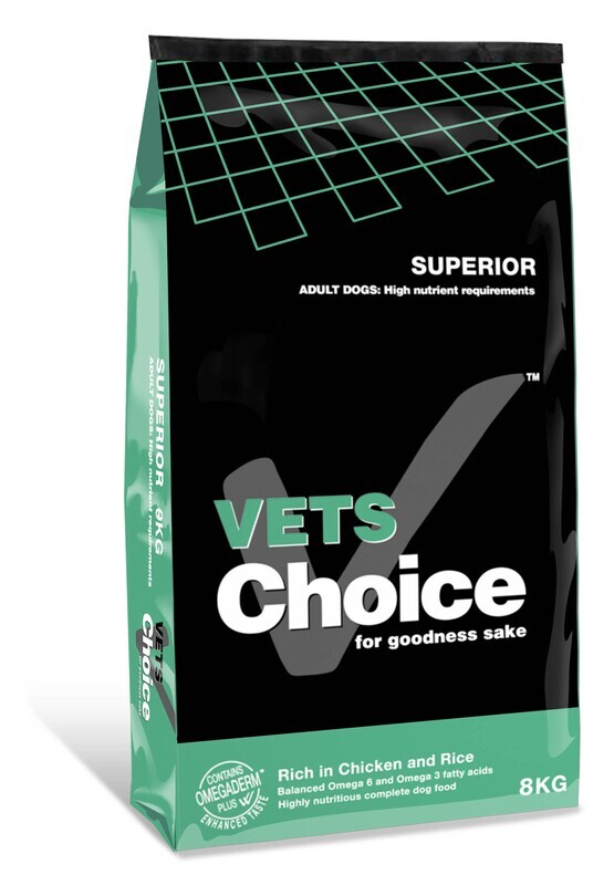 VETS CHOICE Superior Adult Dog Food (from 12 months)