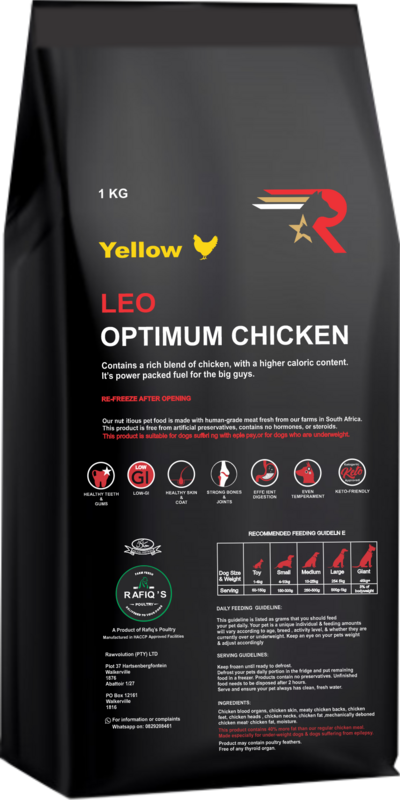 Rawvolution Leo Optimum Chicken
