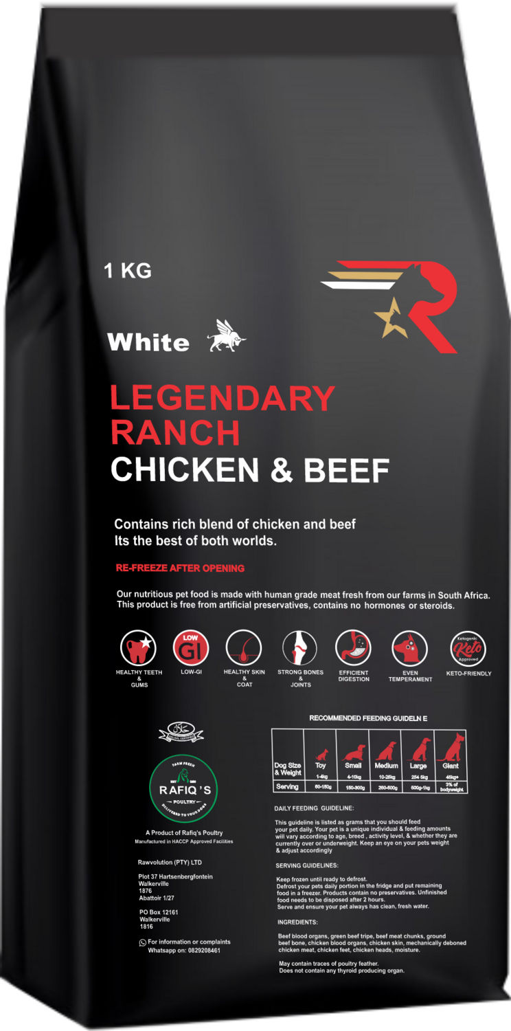 Rawvolution Legendary Ranch Chicken &amp; Beef