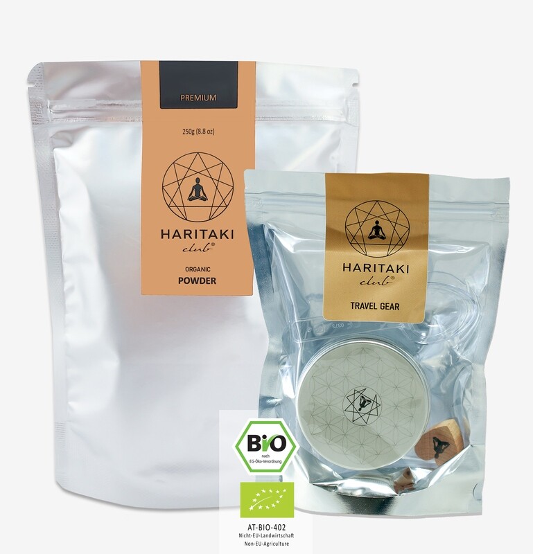 Organic Haritaki Powder Travel Set (250g)
