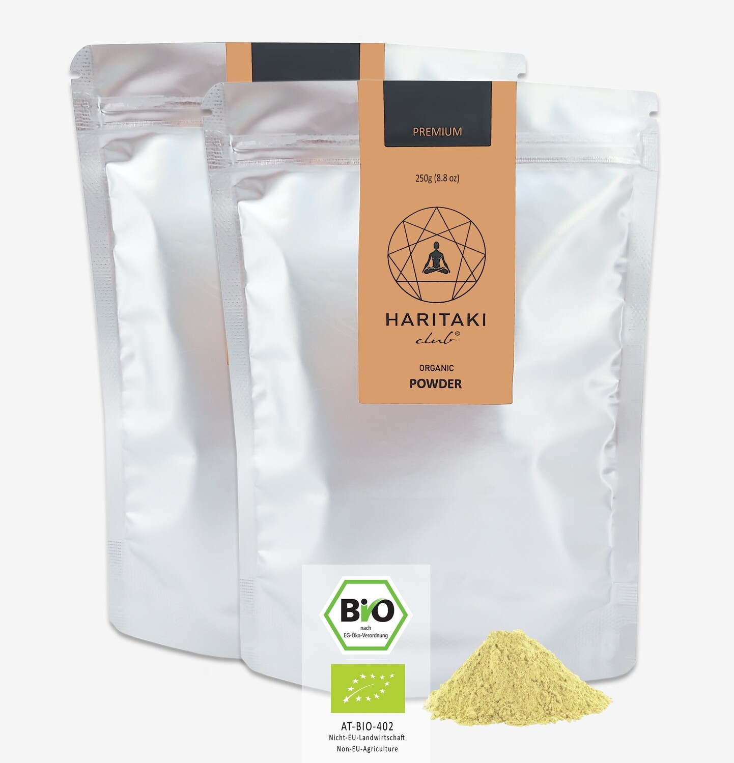 Organic Haritaki Powder Double Set (500 g)
