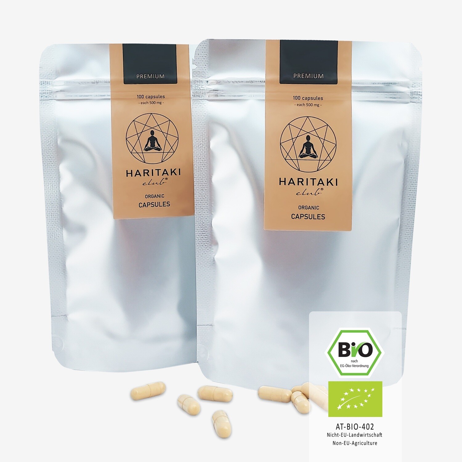 Organic Haritaki capsules (200 pcs)