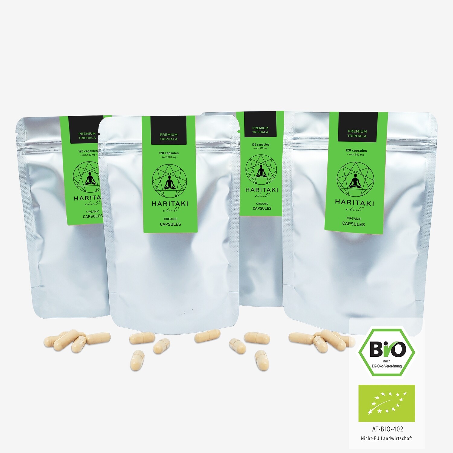 Organic Triphala capsules (480 pcs)