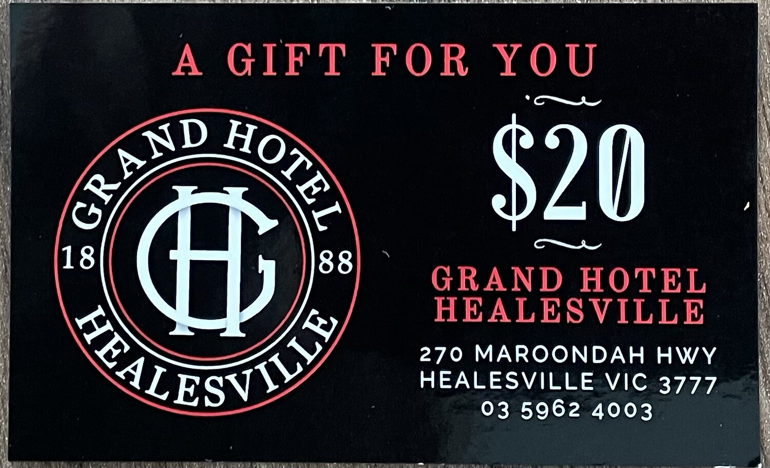 $20 Gift Voucher