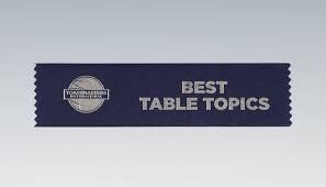 Ribbon - Best Table Topics (set of 10)