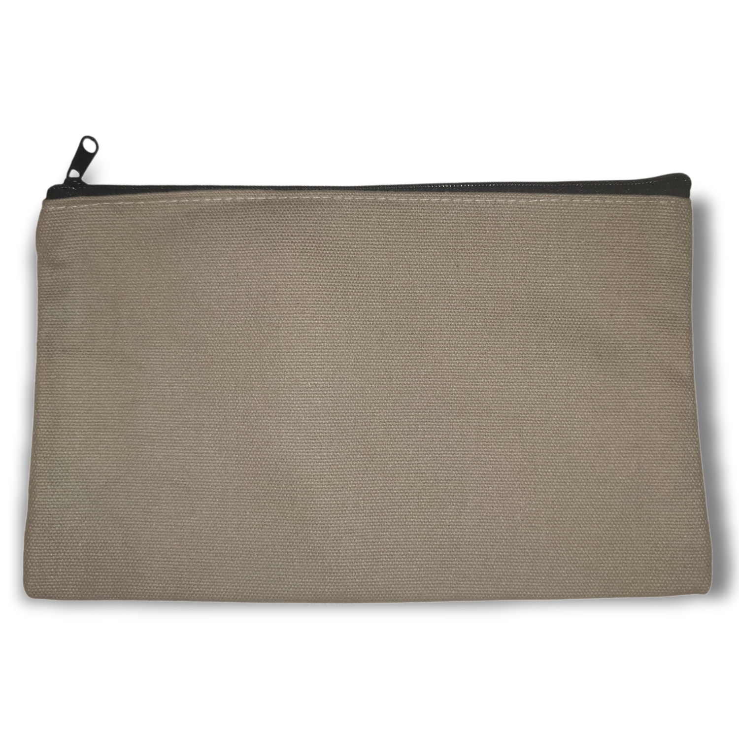 Design Your Own Blank Canvas Zip Bag - Grey 21 x 13 cm Approx. A5