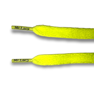 High Visability Neon Lime Yellow Shoe Laces! Mr.Lacy