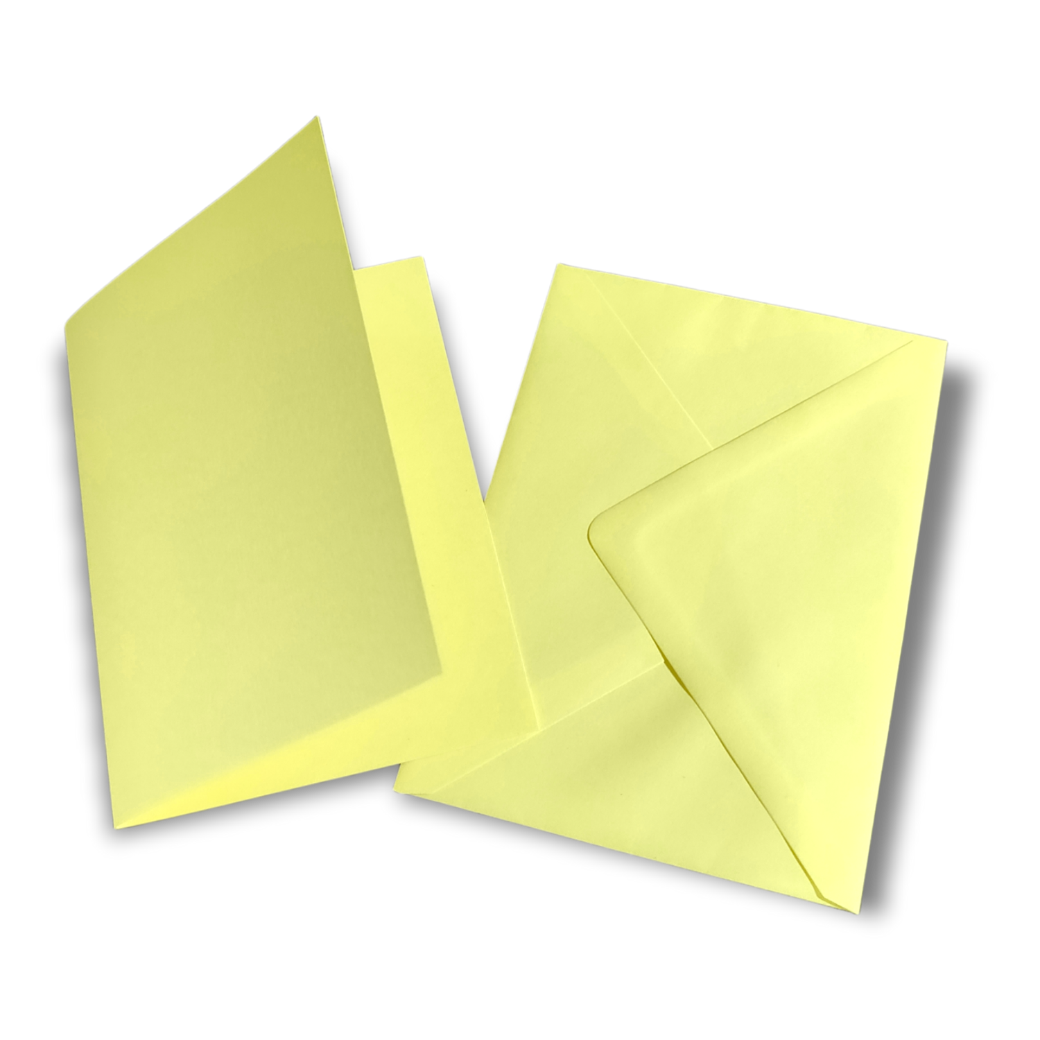 C6 Pastel Yellow Card & Envelope