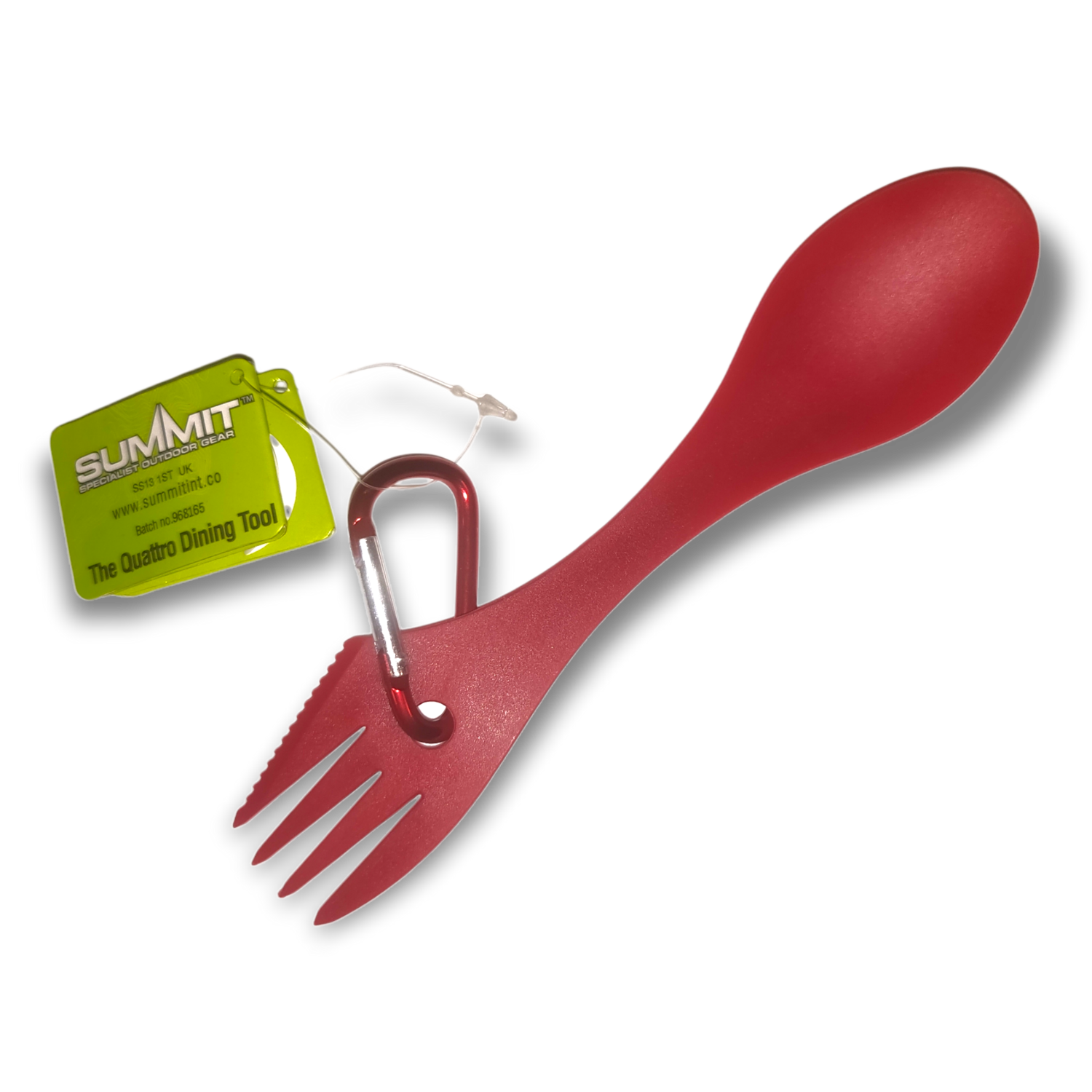Red Quattro Cutlery All-In-1 Knife, Fork & Spoon! Summit Brand