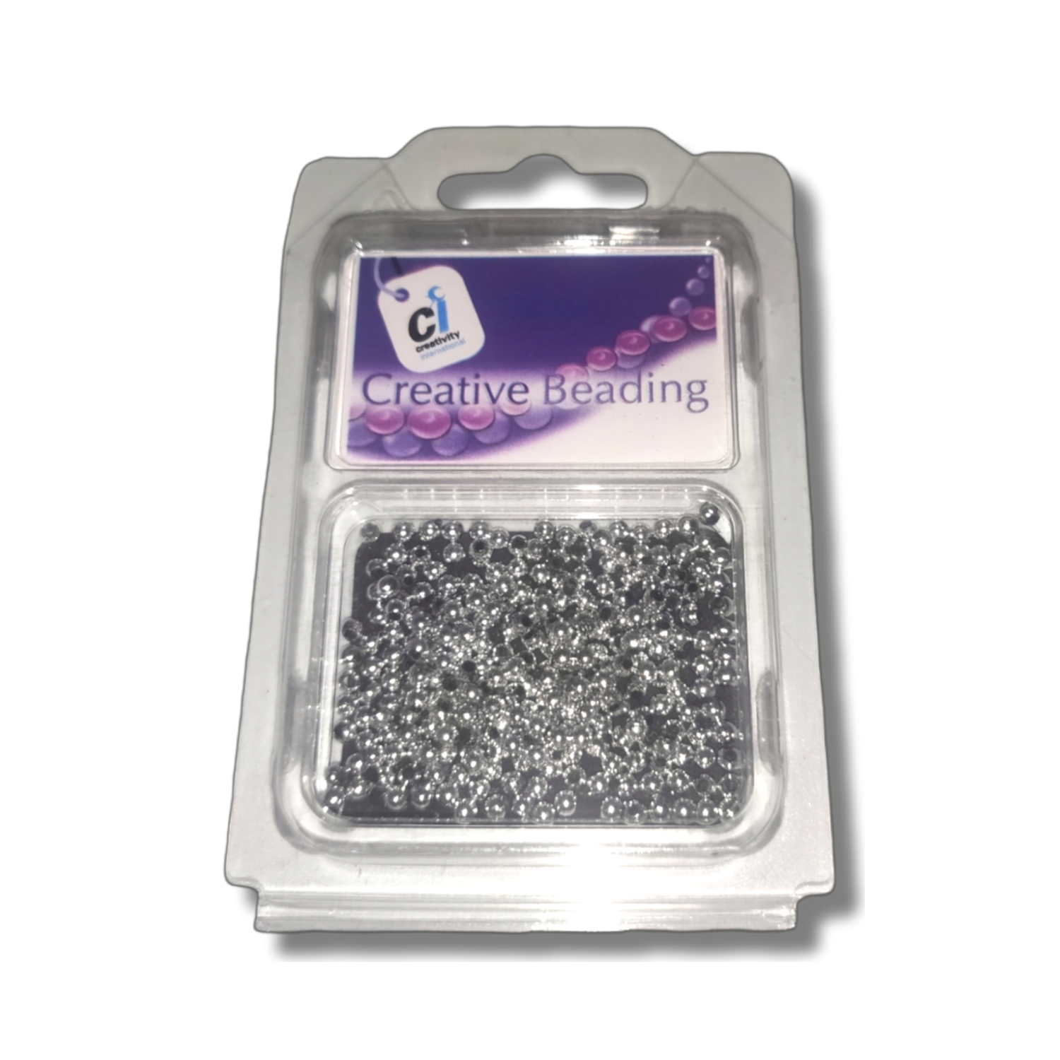 Pack of Silver Coloured 3mm Spacer Beads
