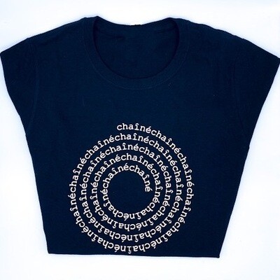 "Chaine" Femme Cut Tee