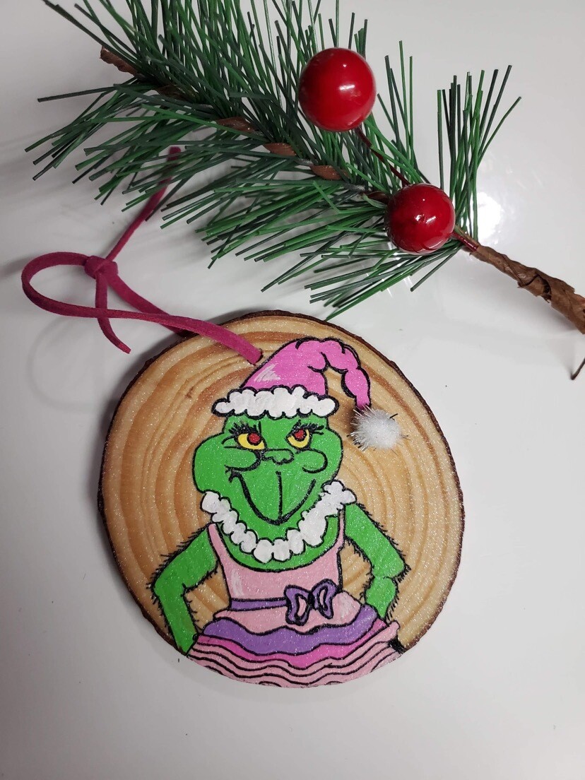 Handmade Ballet Grinch Ornament Handmade Ballet Grinch Ornament