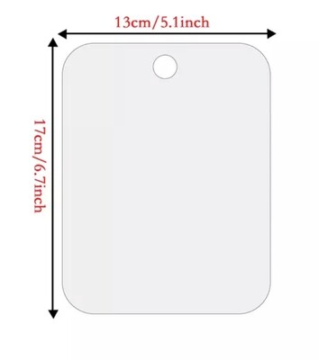 2-Pack Hanging Travel Mirror / Stick on